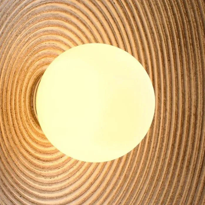 Nordic Creative Retro Round Wall Lamp