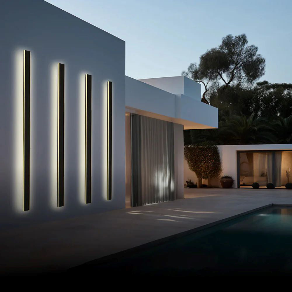 Silex Linear Outdoor Wall Lamp