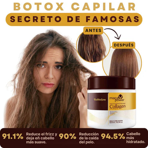 BabboSow COLLAGEN® - Mascarilla Capilar con Colágeno 500ML