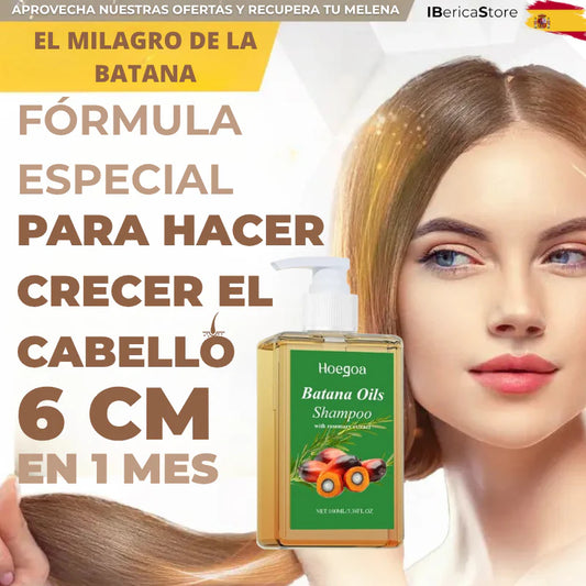 Champú de Batana con Extracto de Romero HOEGOA 100ml – Nutrición Profunda y Crecimiento Natural