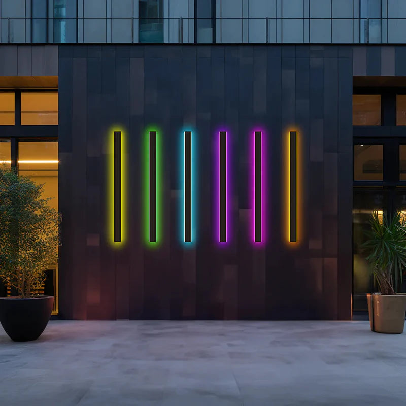 Silex Linear Outdoor Wall Lamp
