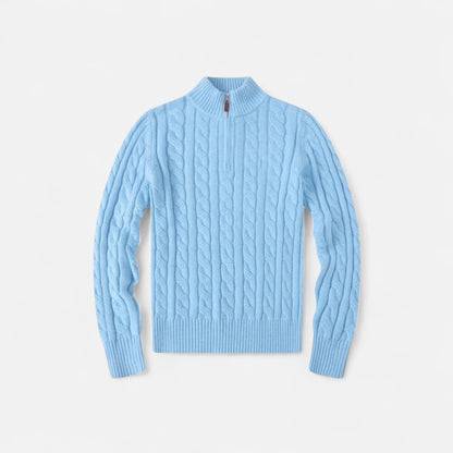 Women’s Half Zip Sweater – Verbier Alpine Elegance