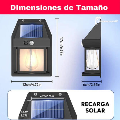 2x1 FLUXLAMP™ - Lámpara Solar con sensor de movimiento