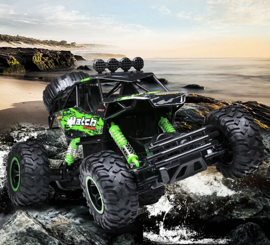 Remote Control Monster Truck | 4x4 Off-Road RC Vehicle with All-Terrain Tires