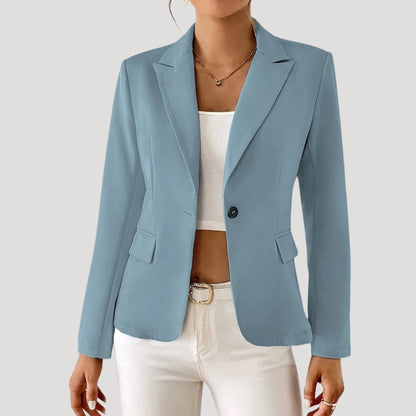 Women’s fitted blazer jacket lightweight spring style