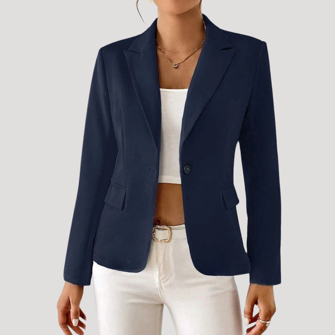 Women’s fitted blazer jacket lightweight spring style