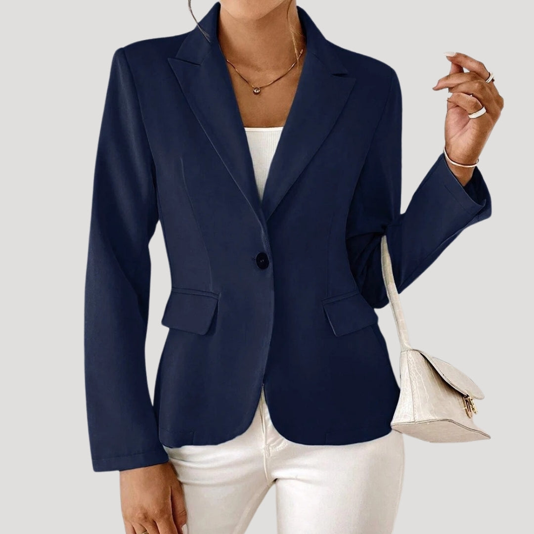 Women’s fitted blazer jacket lightweight spring style