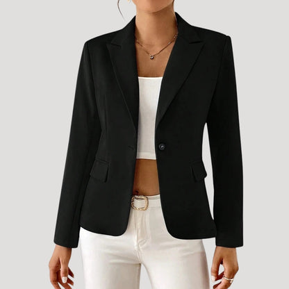 Women’s fitted blazer jacket lightweight spring style
