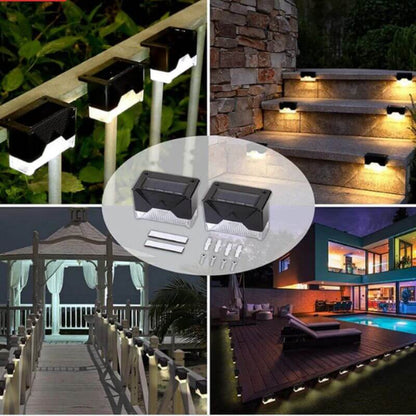 Kit de Iluminación Solar LED para Exteriores