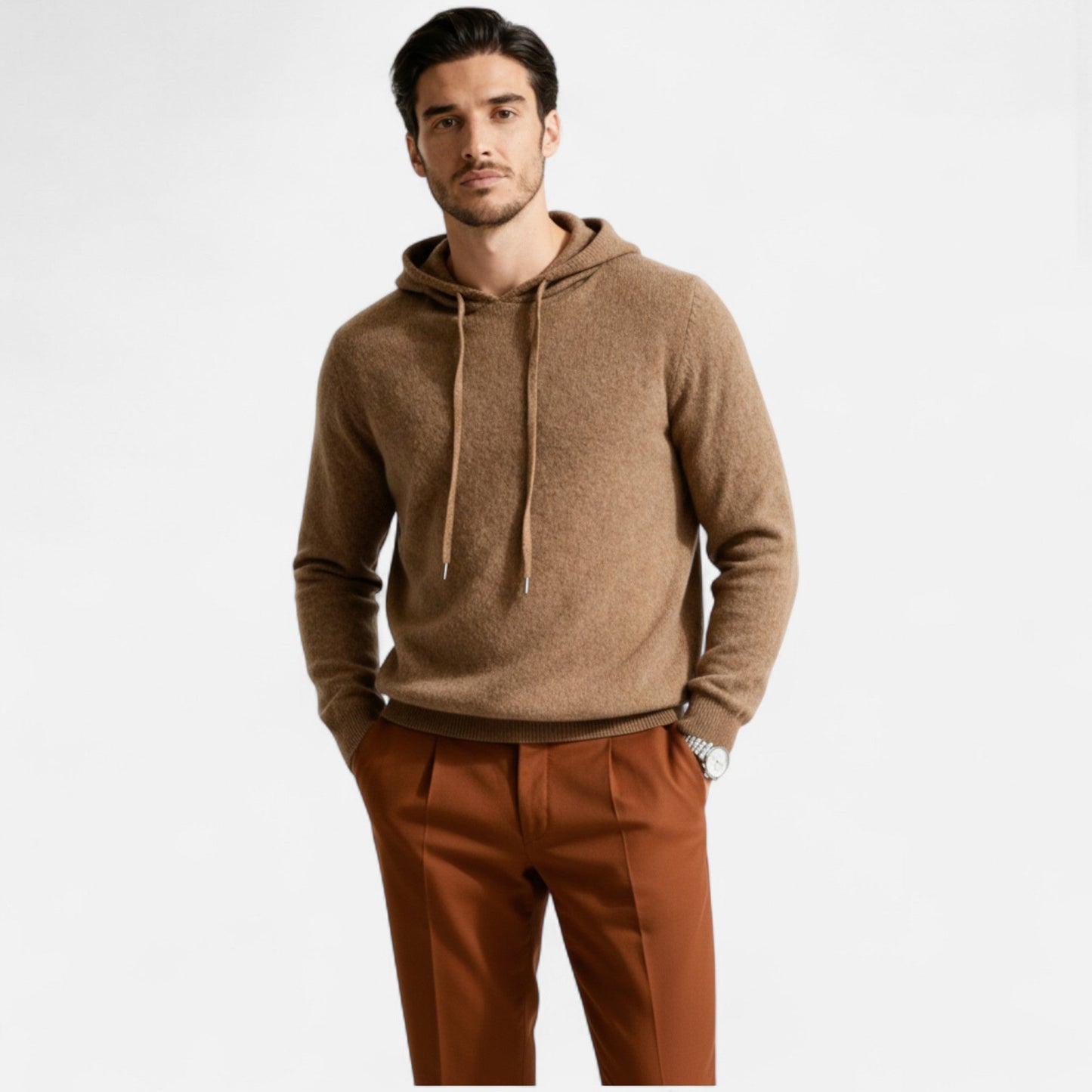 Men’s 100% Cashmere Hoodie