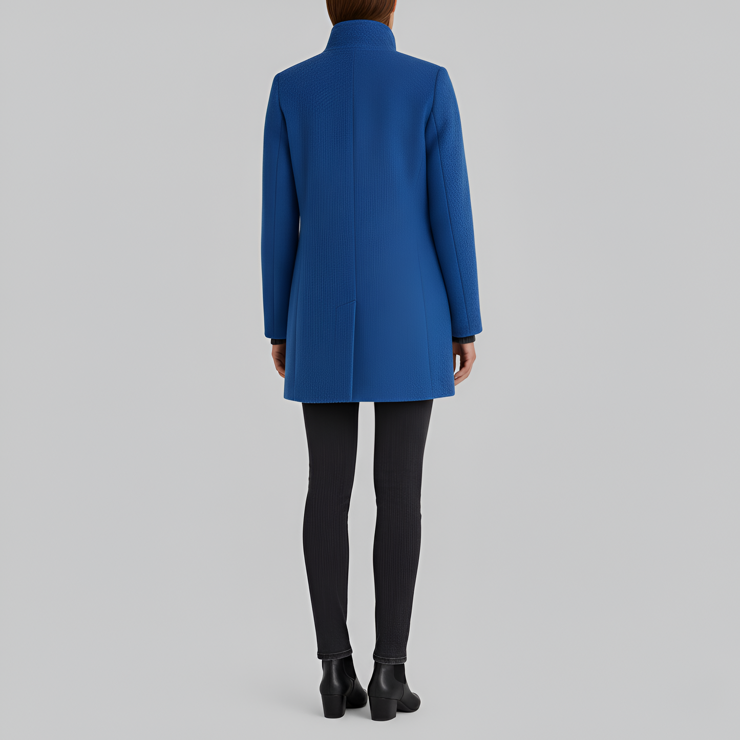 Women’s Wool-Blend Coat – Elegant Tailored Overcoat
