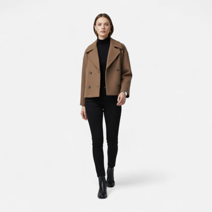 Women’s Double-Breasted Wool Coat