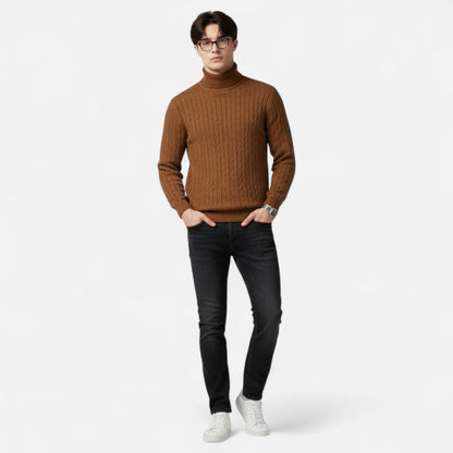 Men’s Wool High-Neck Sweater
