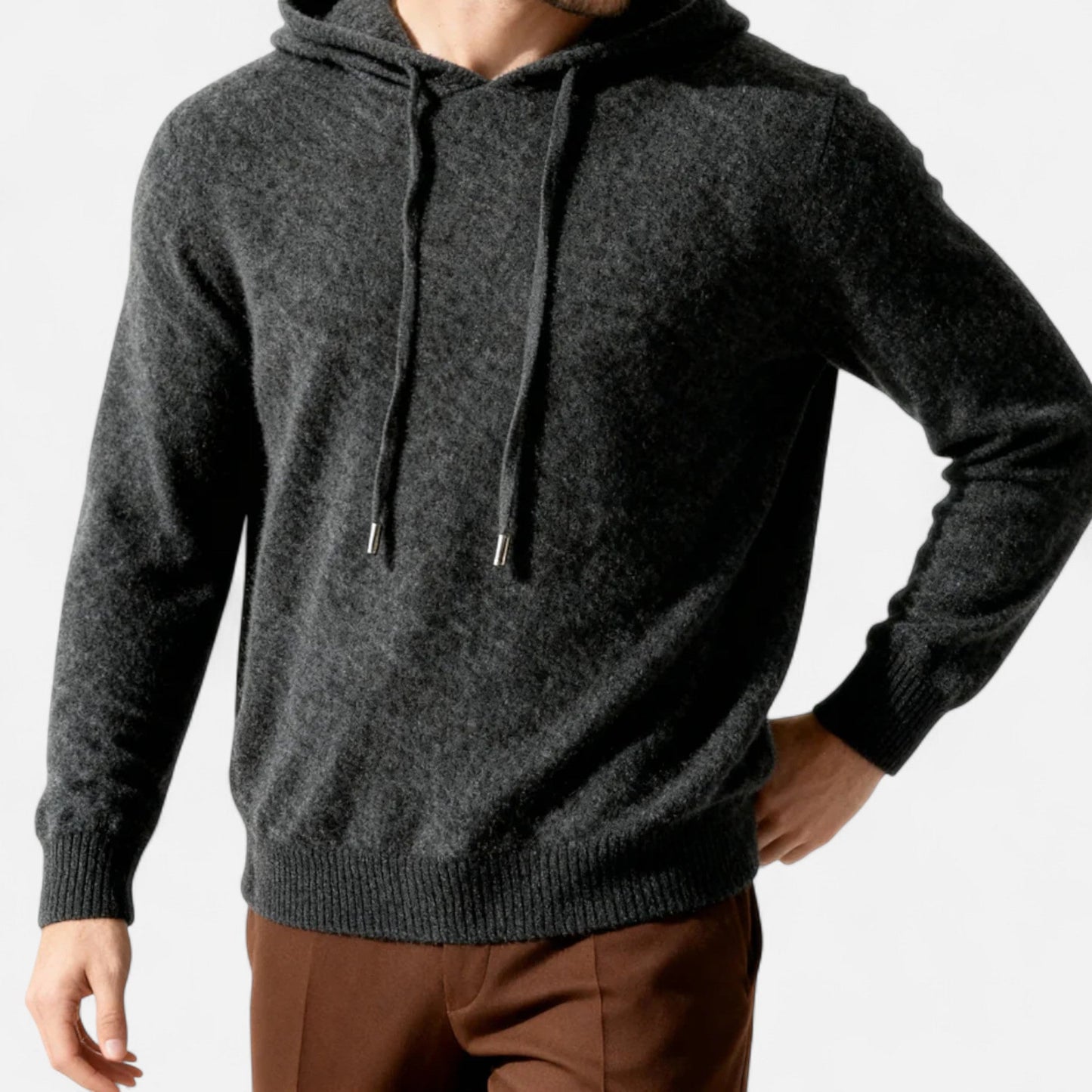 Men’s 100% Cashmere Hoodie