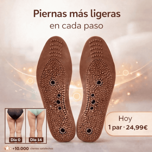 Plantillas de Reflexología FeetComfort™ para Piernas Hinchadas