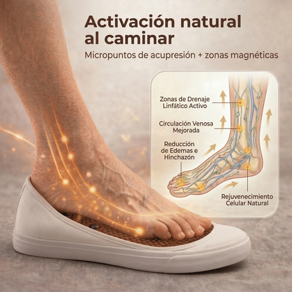 Plantillas de Reflexología FeetComfort™ para Piernas Hinchadas