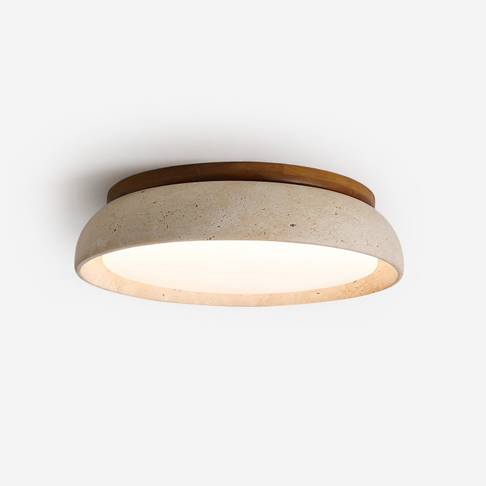 Kloris Ceiling Light Piedra Travertine
