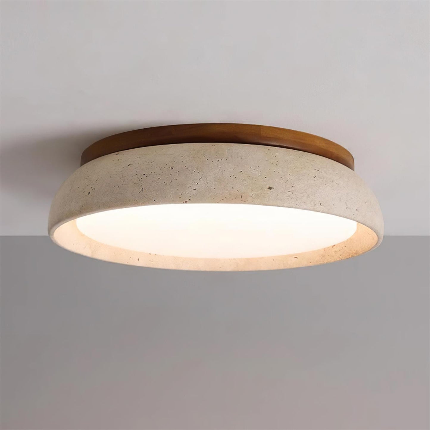 Kloris Ceiling Light Piedra Travertine