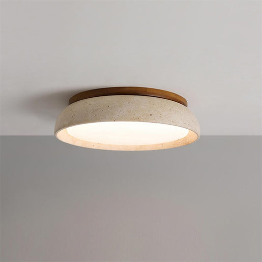 Kloris Ceiling Light Piedra Travertine