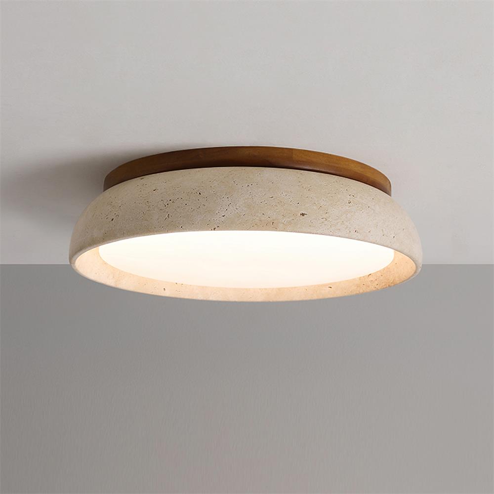 Kloris Ceiling Light Piedra Travertine