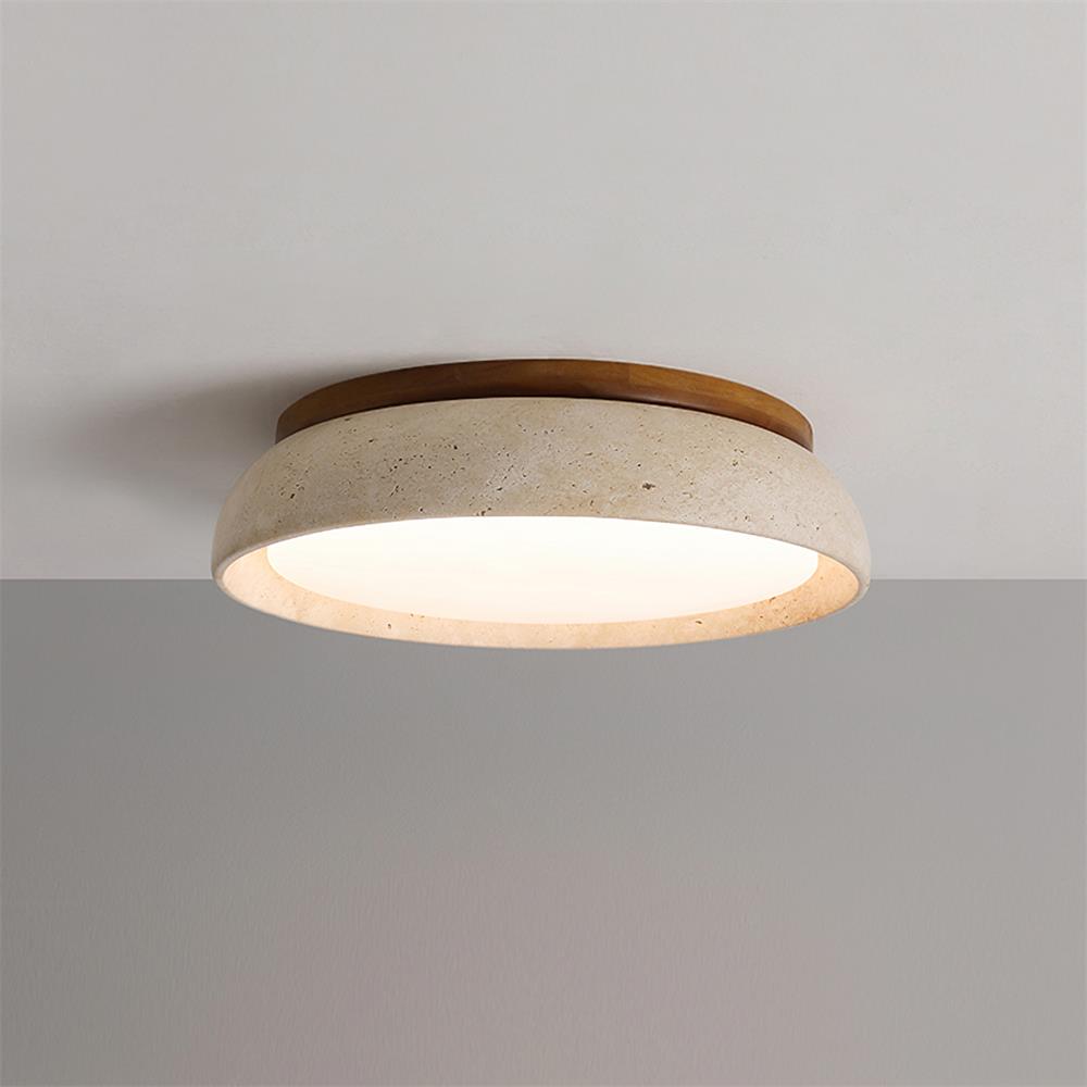 Kloris Ceiling Light Piedra Travertine