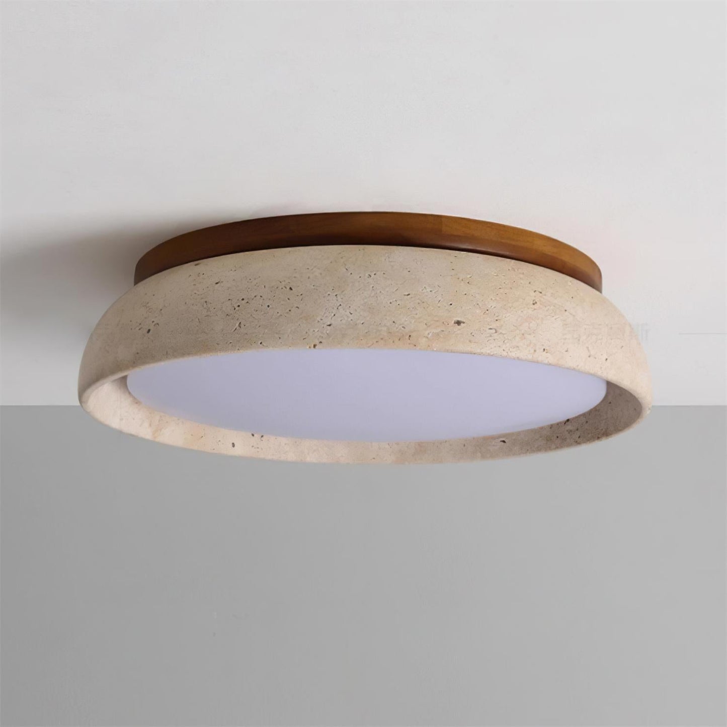 Kloris Ceiling Light Piedra Travertine