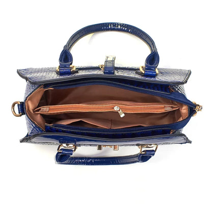 CROCO GLAM HANDBAG