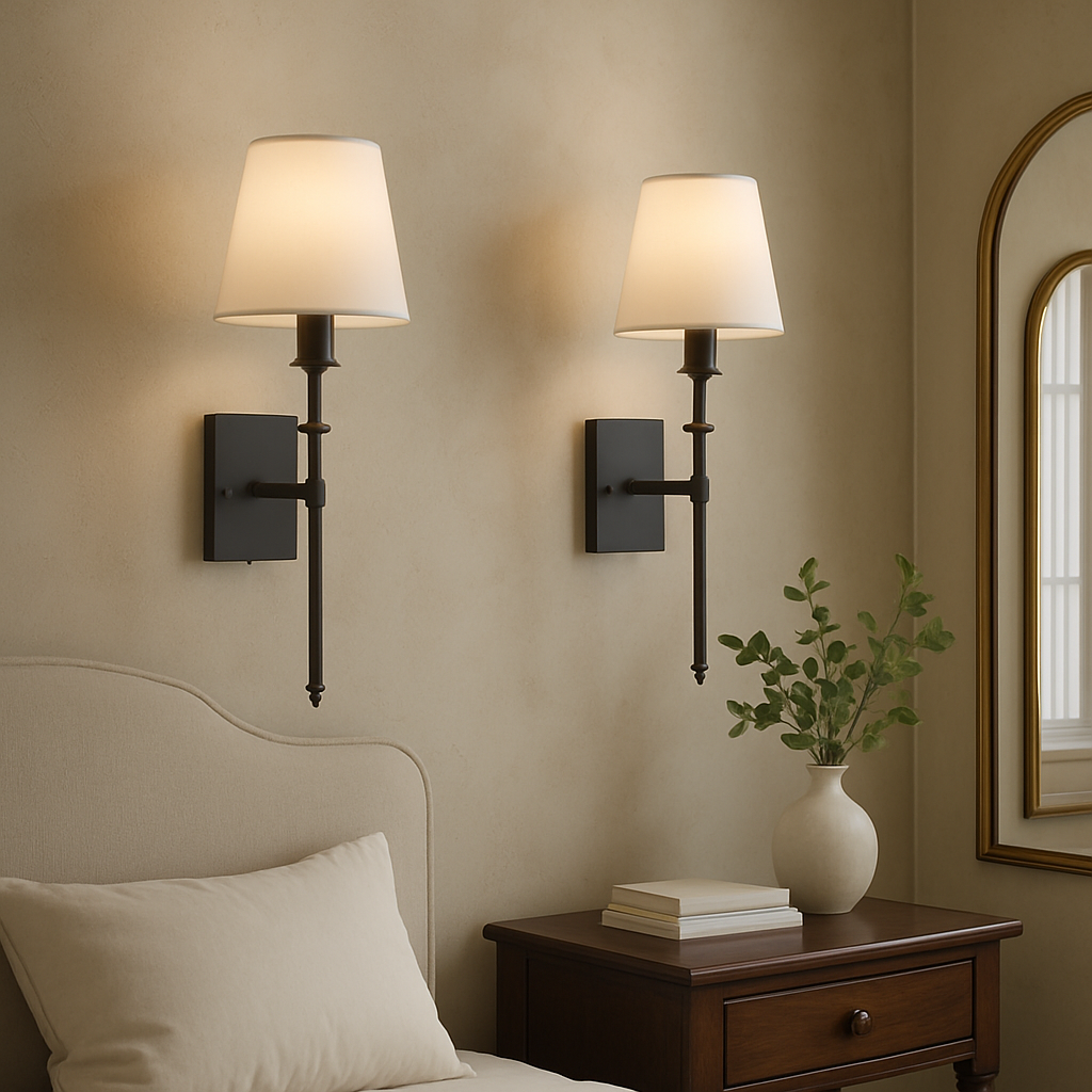 Classic Scontra Wall Lamps – 2-Pack | Elegant Home Design