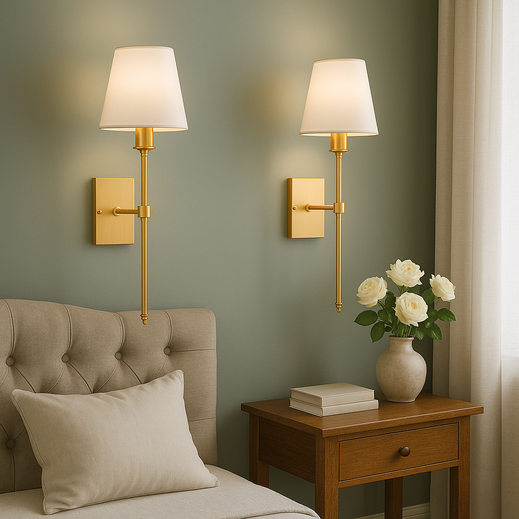 Classic Scontra Wall Lamps – 2-Pack | Elegant Home Design