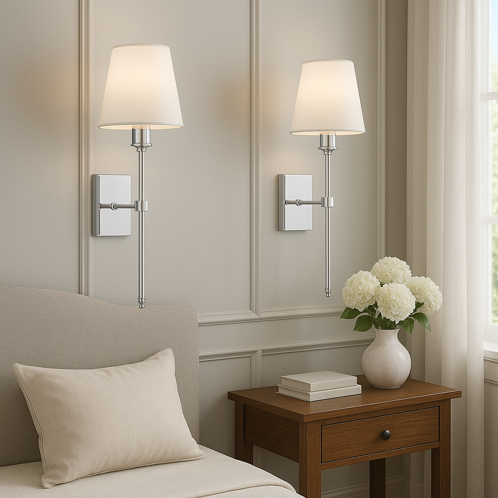 Classic Scontra Wall Lamps – 2-Pack | Elegant Home Design