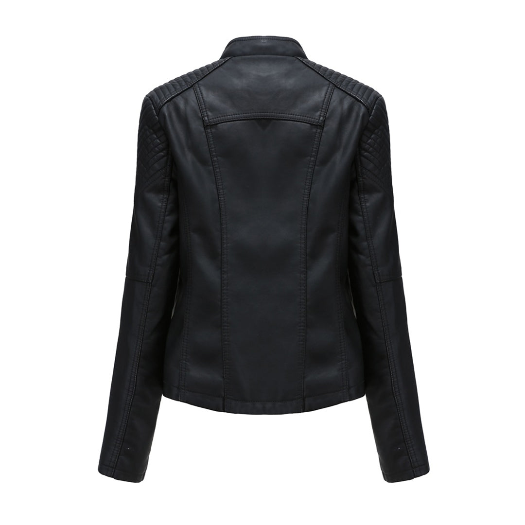 Women's Biker Leather Jacket