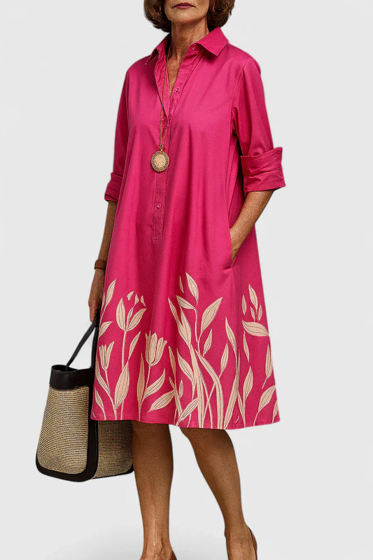 CAMRYNAH FLORAL MIDI DRESS