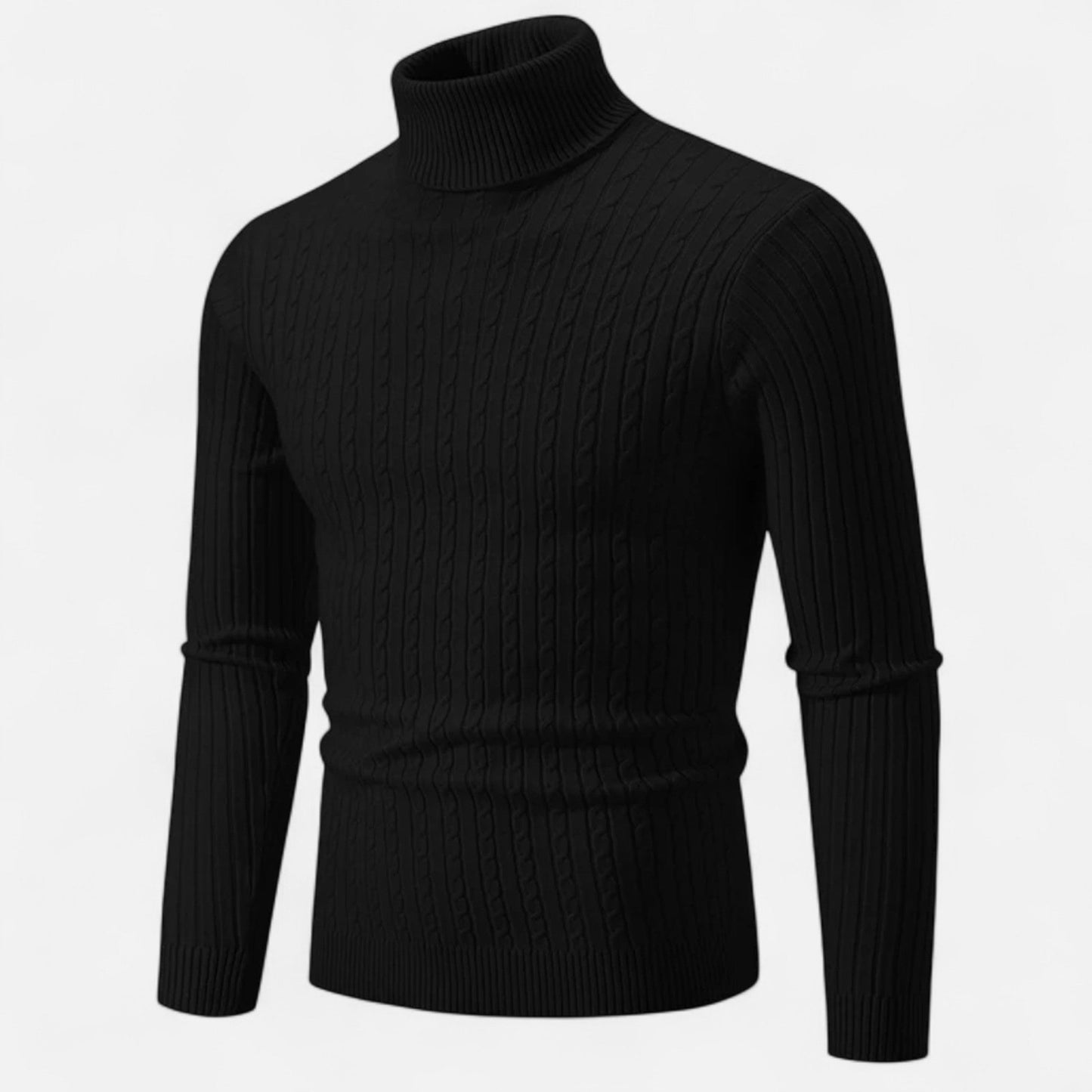 Men’s Wool High-Neck Sweater
