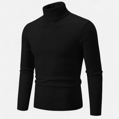 Men’s Wool High-Neck Sweater