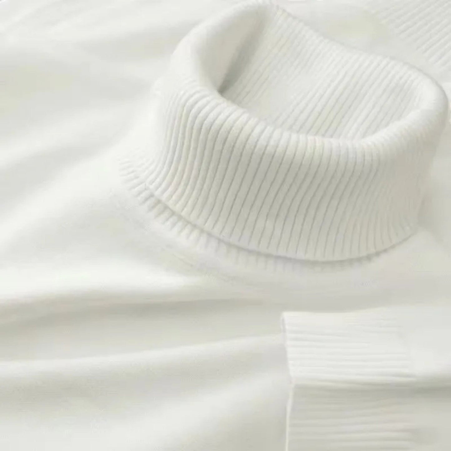 Men’s Knitted Wool Turtleneck Sweater