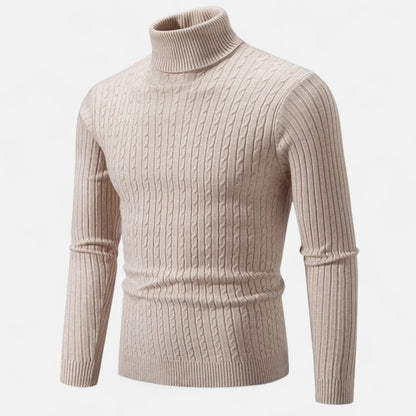 Men’s Wool High-Neck Sweater