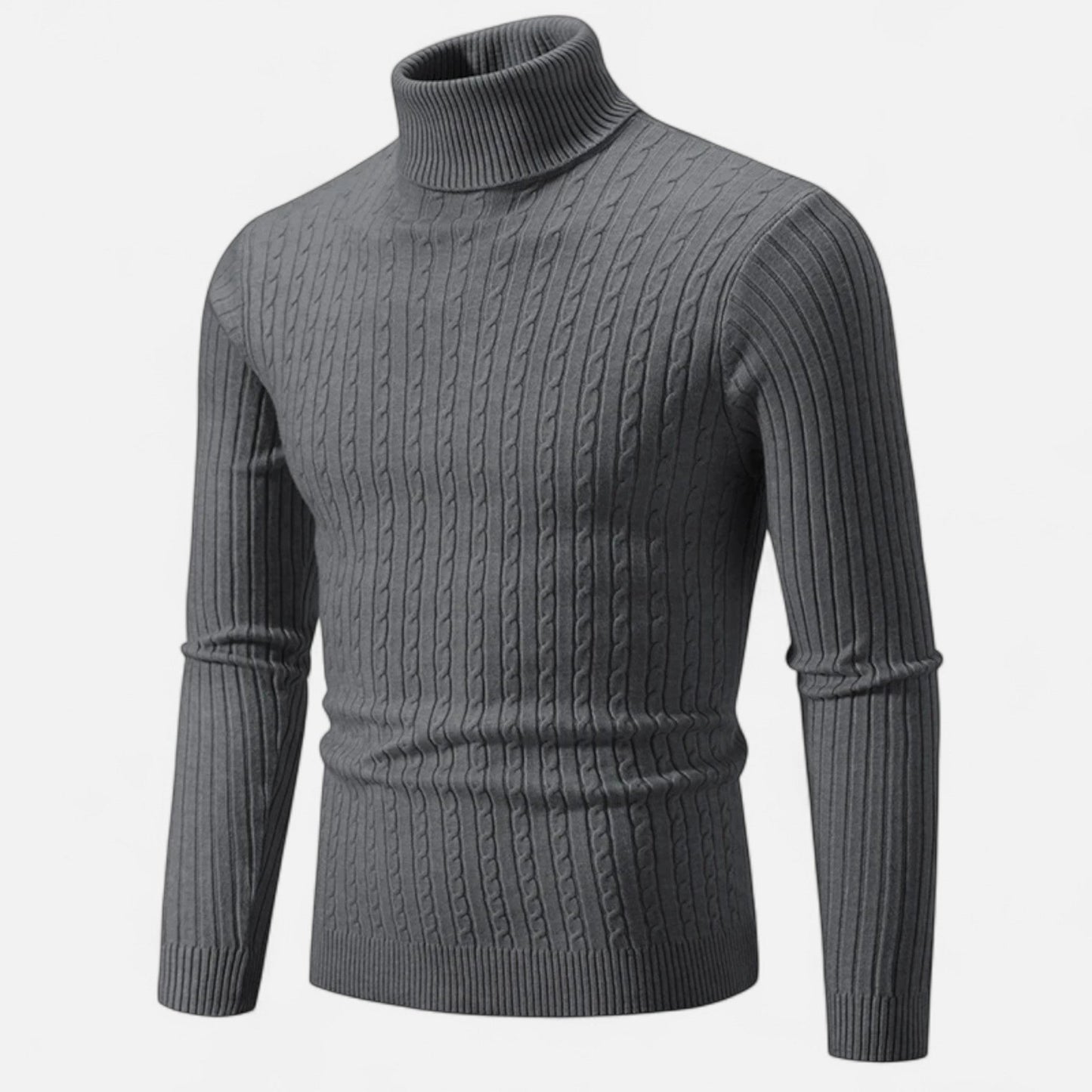 Men’s Wool High-Neck Sweater