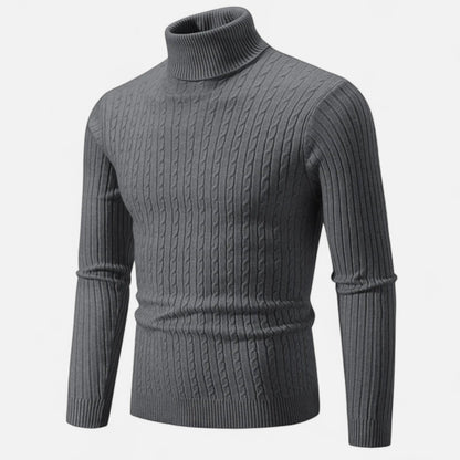 Men’s Wool High-Neck Sweater