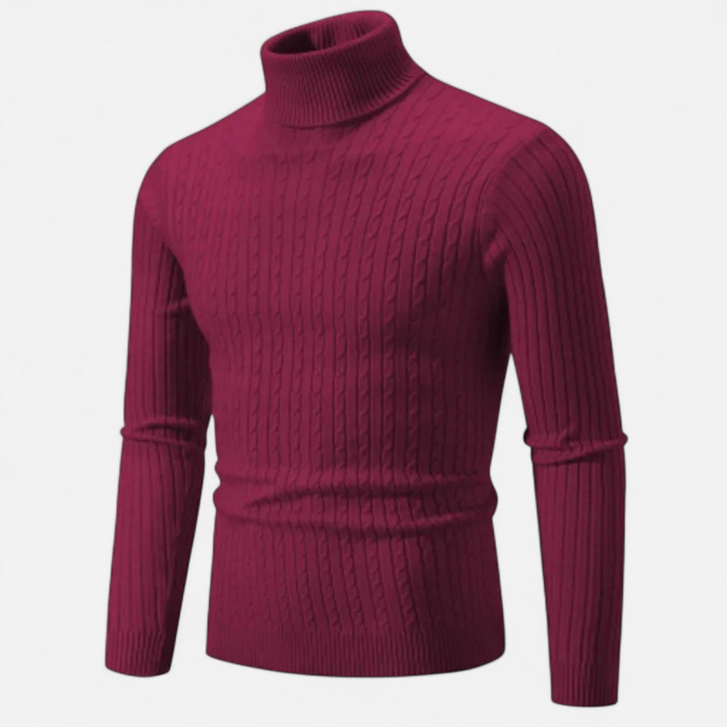 Men’s Wool High-Neck Sweater