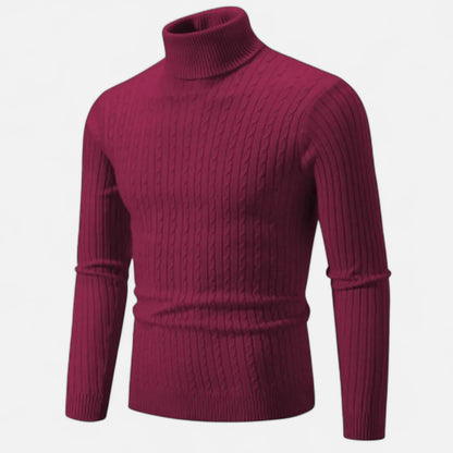 Men’s Wool High-Neck Sweater