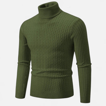 Men’s Wool High-Neck Sweater