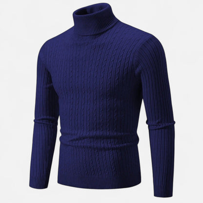 Men’s Wool High-Neck Sweater