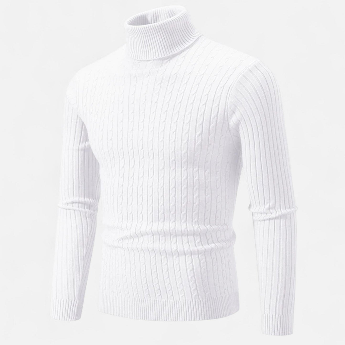 Men’s Wool High-Neck Sweater