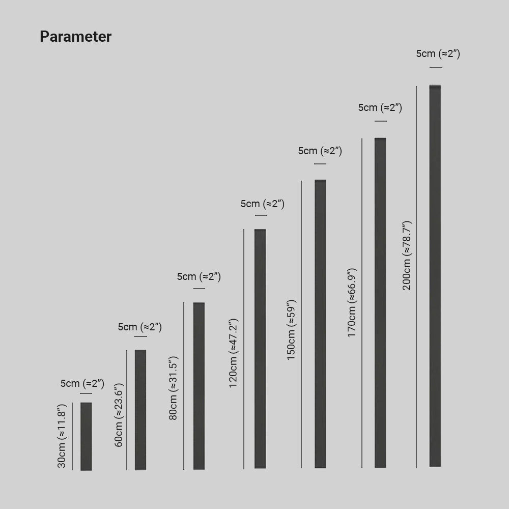 Silex Linear Outdoor Wall Lamp