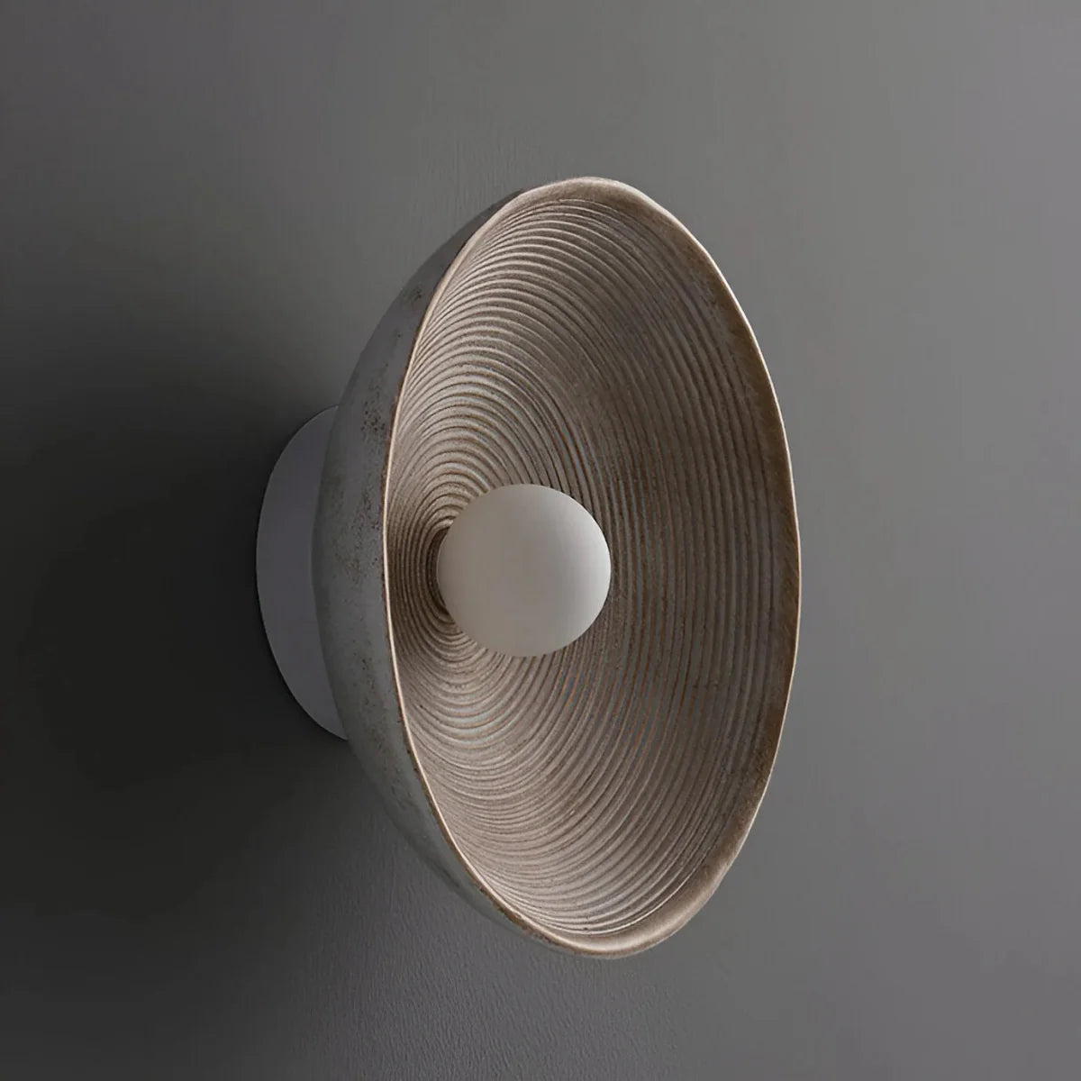 Nordic Creative Retro Round Wall Lamp