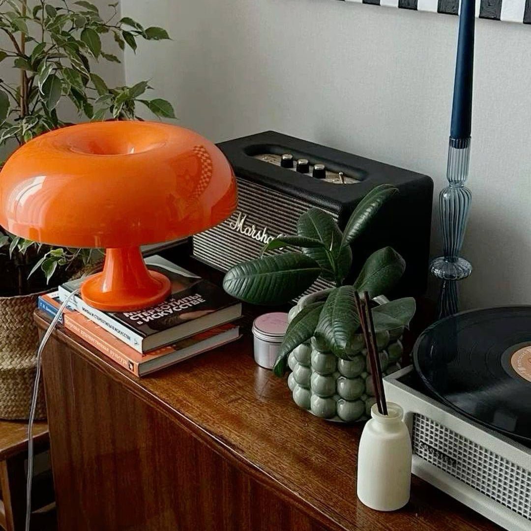 Retro Mushroom LED Table Lamp